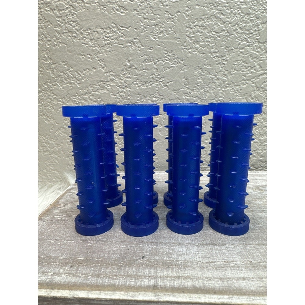 $16 🌙 Remington Tight Curls H21SP 8 Replacement Wax Core Hot Rollers Blue
